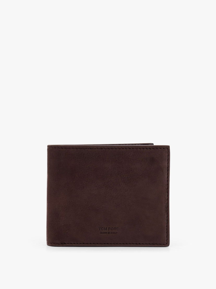 Tegnebog Tom Ford Tom Ford Men's Leather Bifold Wallet Brun | Y0228LCL449G1B076