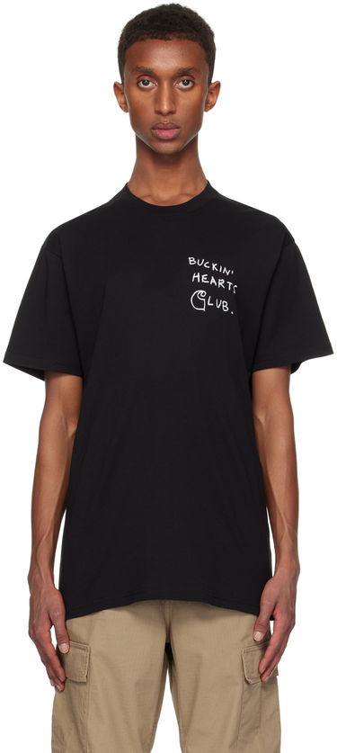 T-shirt Carhartt WIP Black Pepe B.H.C Graphic T-Shirt Sort | I033984, 0