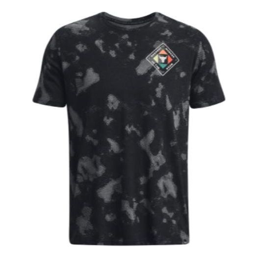 T-shirt Under Armour Project Rock Printed Short Sleeve T-Shirt Sort | 1377928-001, 0