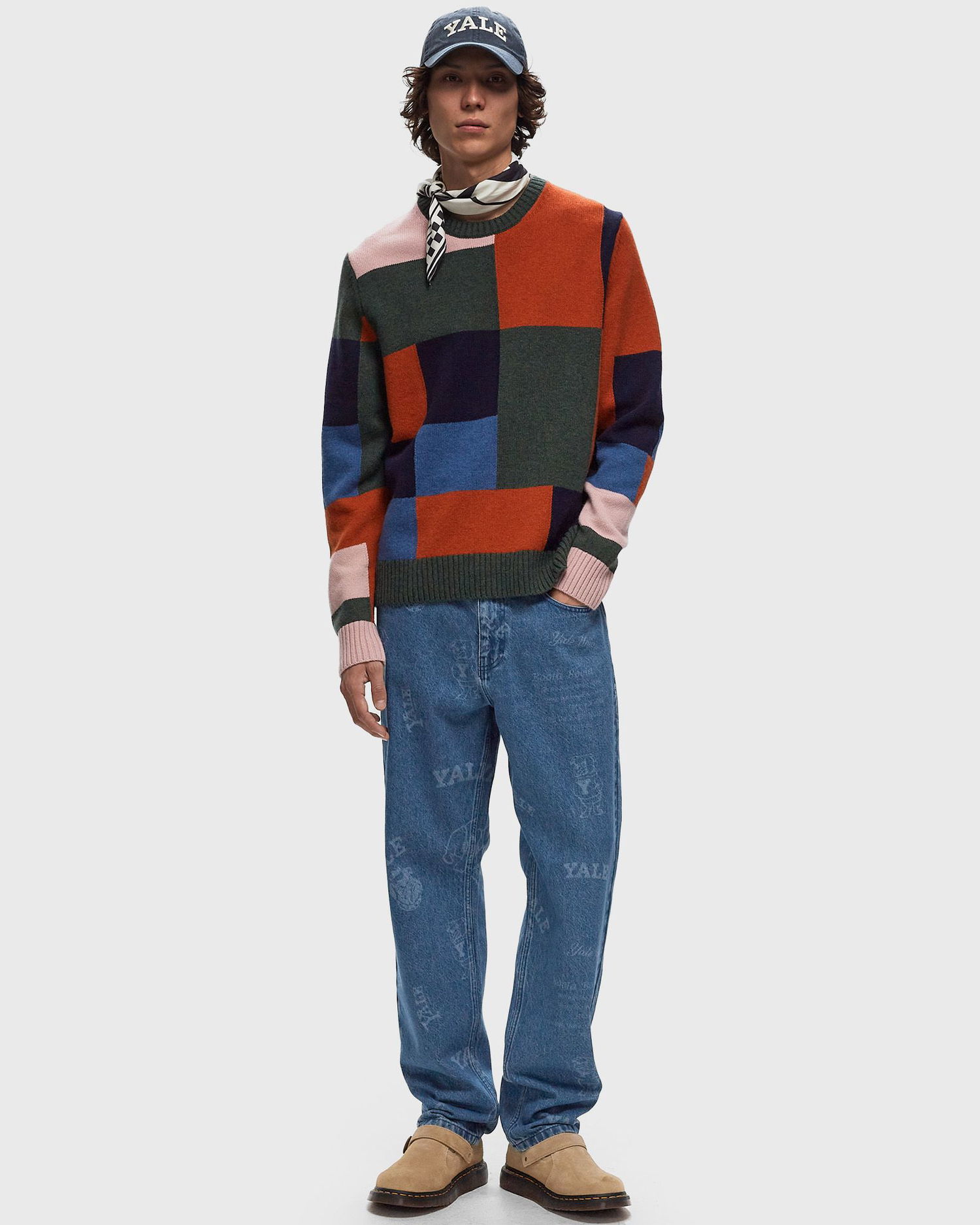 Sweater Les Deux Colorblock Knit Sweater Flerfarvet | COL301046-999999, 1
