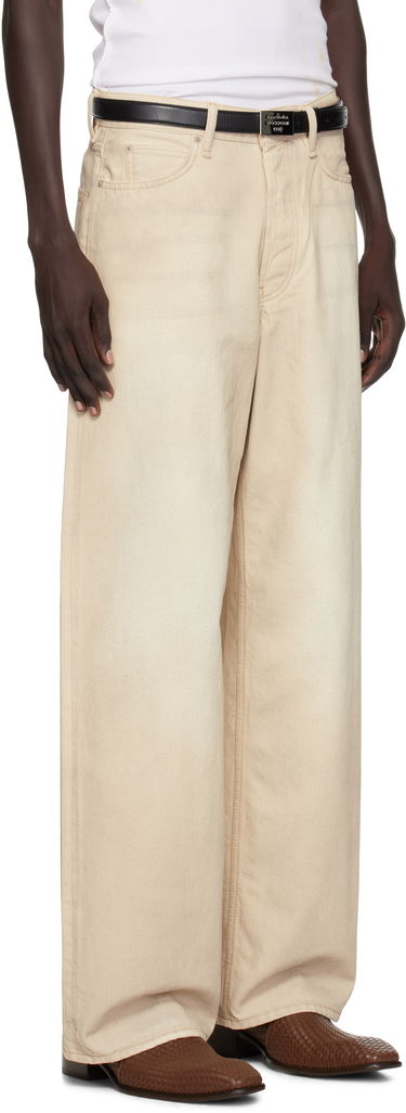 Jeans Acne Studios Acne Studios 1981 Loose Fit Jeans Beige | C00084-, 4