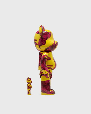 Collectible Medicom Toy ANDY WARHOL COW WALLPAPER 100% & 400% BE@RBRICK Set Gul | MED1769, 1