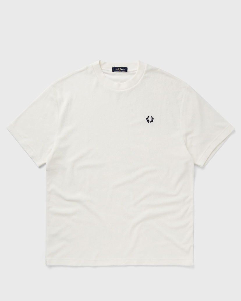 T-shirt Fred Perry Relaxed Towelling T-Shirt Hvid | M8570-129
