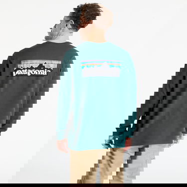 T-shirt Patagonia Long Sleeve P-6 Logo Responsibili-Tee Grøn | 38518 CASG, 2