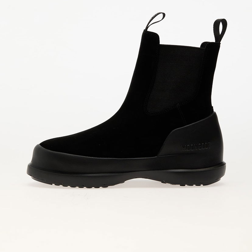 Sneakers og sko Moon Boot Suede Chelsea Boots Sort | 80D2480050-N001