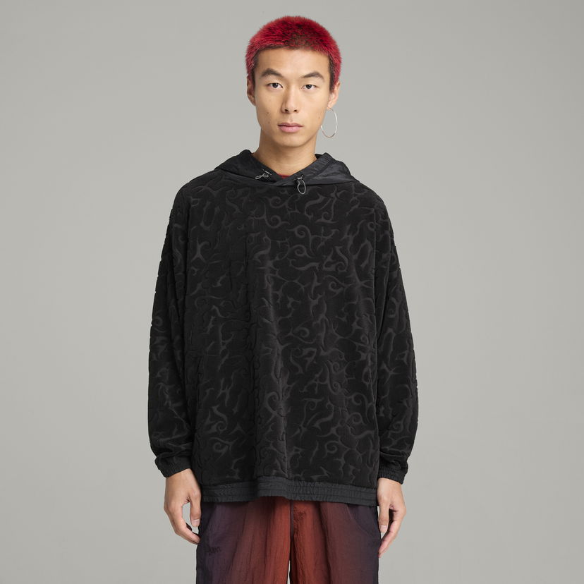 Sweatshirt Puma PUMA x ARIES Embossed Hoodie Sort | 629494_01