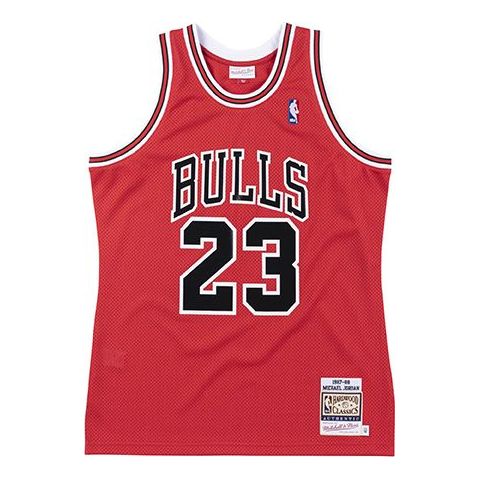 Tanktop Mitchell & Ness Mitchell & Ness Bulls Jersey Rød | AJY4CP19025-CBURED187MJO
