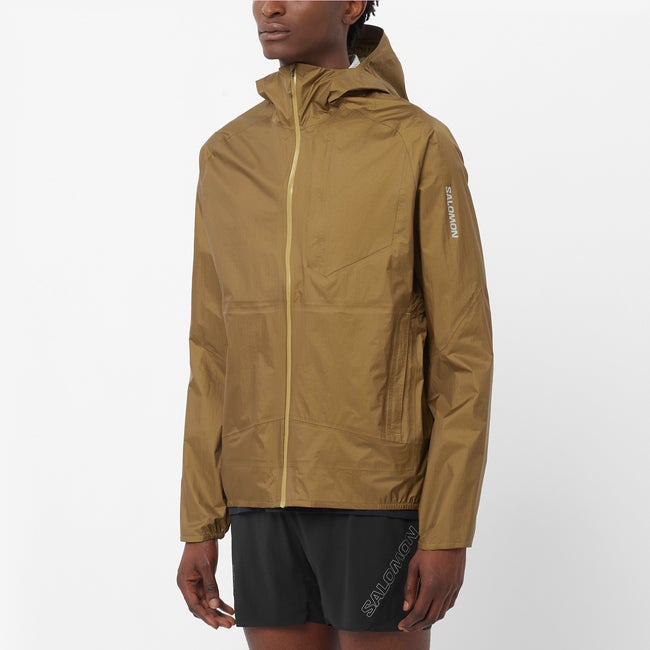 Jakke Salomon Bonatti Waterproof Jacket Brun | LC2686200
