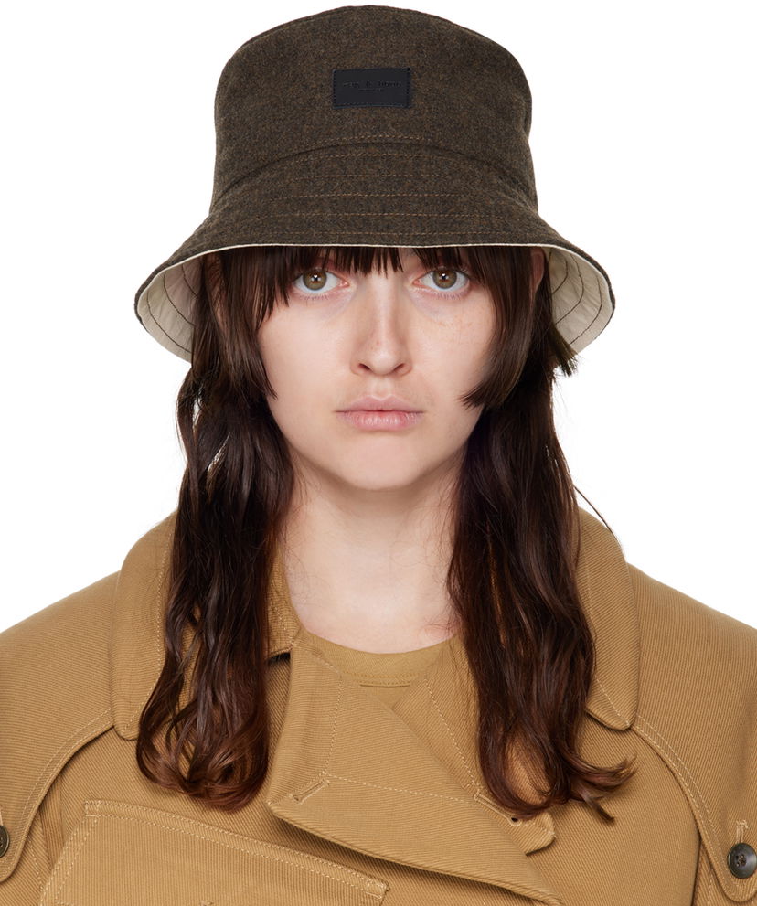 Hat rag & bone Addison Beach Hat Brun | WJW22F1037QM37