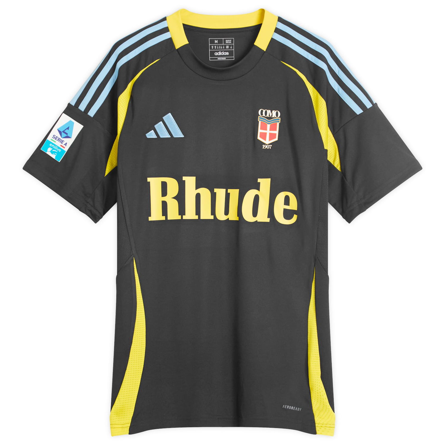 Skjorte Rhude Rhude x Adidas COMO 1907 Football Shirt Sort | RHPF25TT01016-0015-BLK, 0