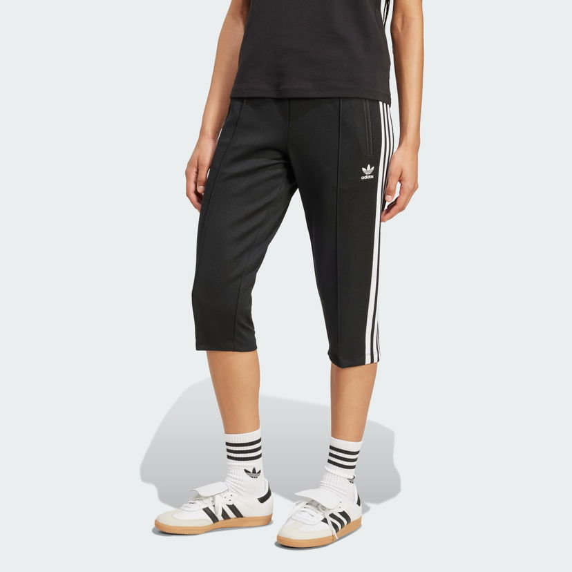 Bukser adidas Performance Adicolor 3-Stripes Capri Pants Sort | JV7520