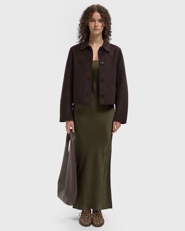 Jakke Samsoe Samsoe Saholly Cropped Jacket Brun | F25300160-191111TCX, 2