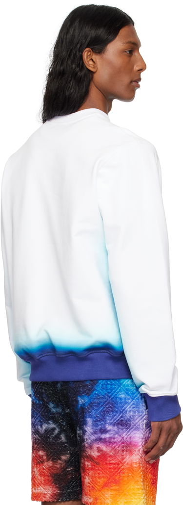 Sweater Casablanca Casablanca Fade Sweatshirt Hvid | MS25-JTP-349-01, 2