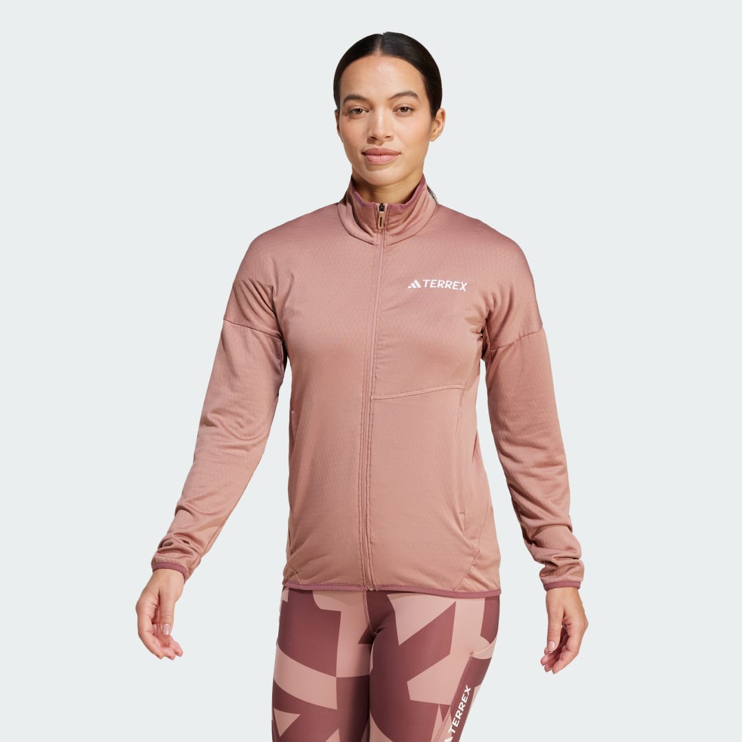 Jakke adidas Performance Terrex Xperior Climawarm Light Fleece Jacket Lyserød | JD2112, 0