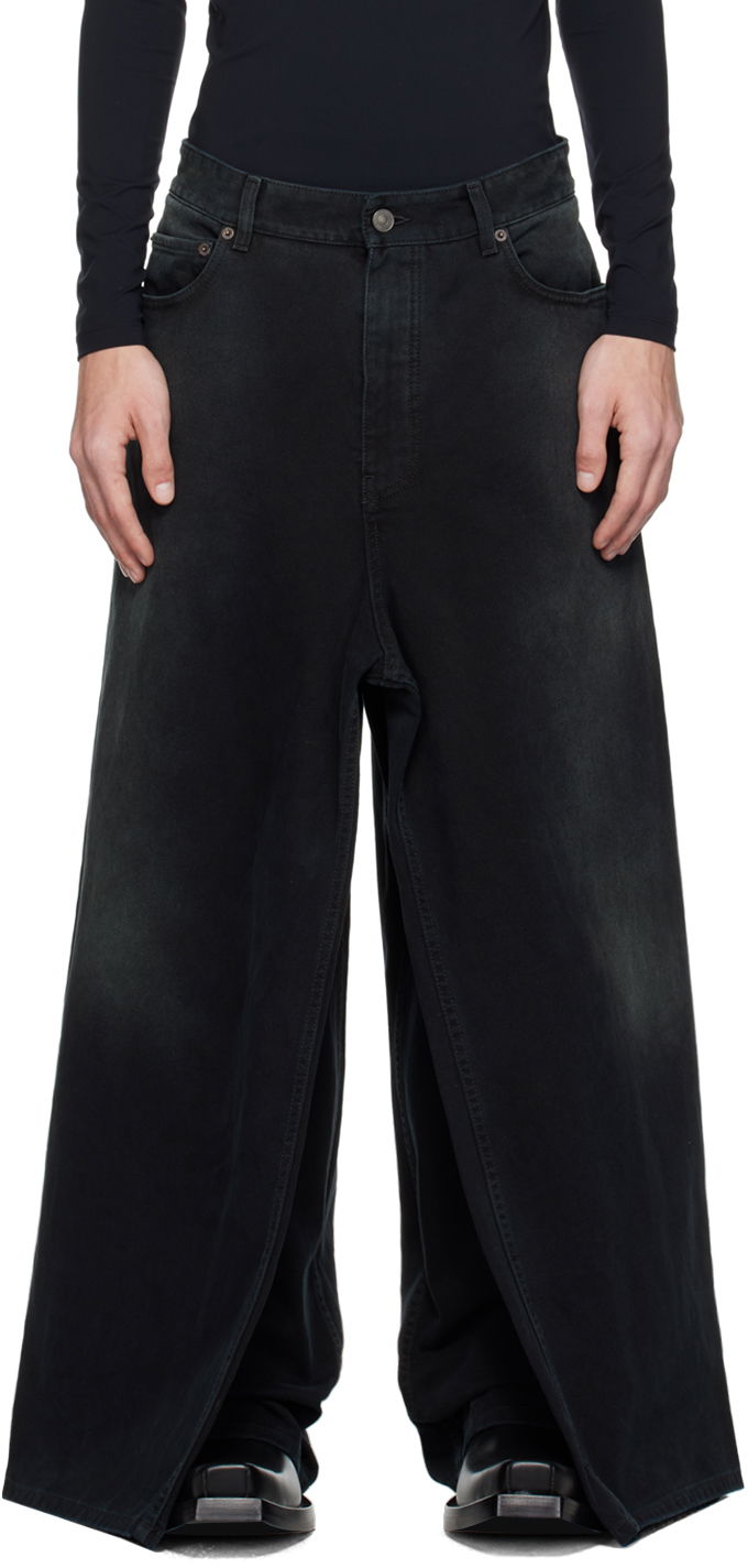 Jeans Balenciaga Double Side Jeans Sort | 767979-TNW11-1672, 0