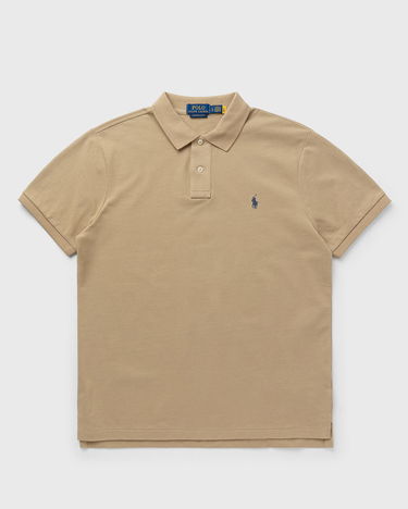 Polo skjorte Polo by Ralph Lauren Short Sleeve Polo Shirt Custom Slim Fit Beige | 710680784436, 0