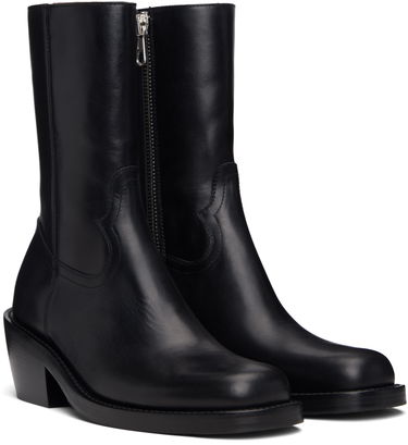 Sneakers og sko Dries Van Noten Dries Van Noten Zip Boots Sort | 252-021706-102, 3
