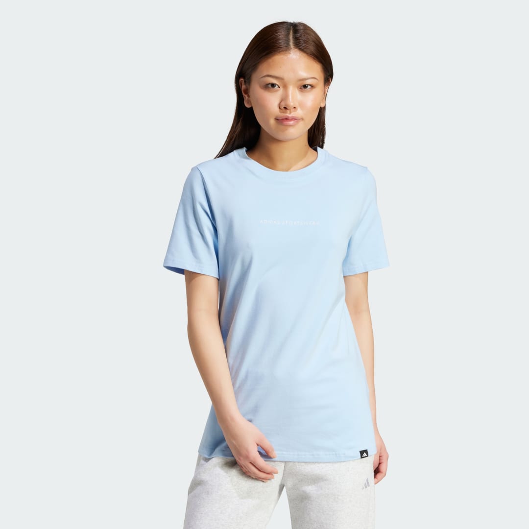 T-shirt adidas Performance Doodle Camp Graphic Tee Blå | JX5323, 0
