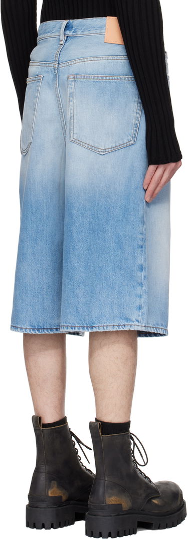 Shorts Acne Studios Acne Studios Loose Fit Denim Shorts Blå | BE0162-, 2
