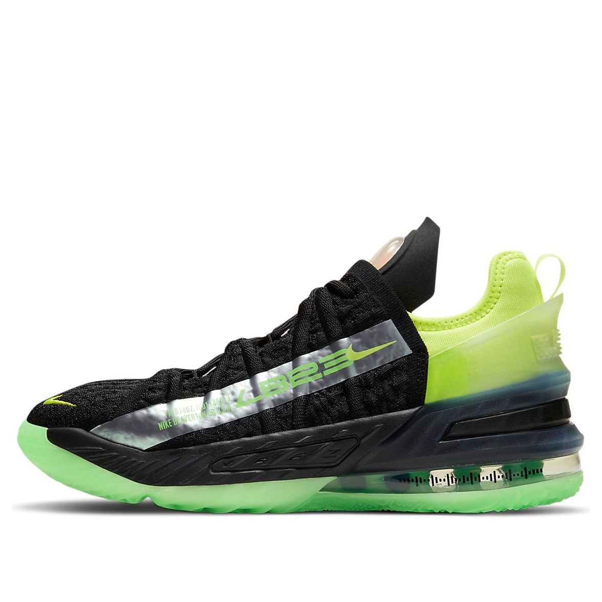 Tøj Nike LeBron 18 Sort | CW2760-009, 0