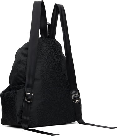 Rygsæk Vivienne Westwood Vivienne Westwood Tangled Orb Jacquard George Backpack Sort | 4A020006U-W016Q-, 2