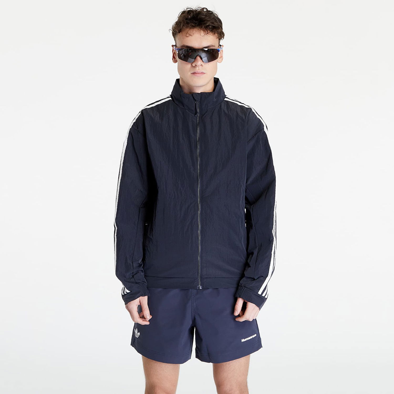 Vindjakke adidas Originals Pharrell Williams Humanrace x Shell Jacket Mørkeblå | HT9996, 0