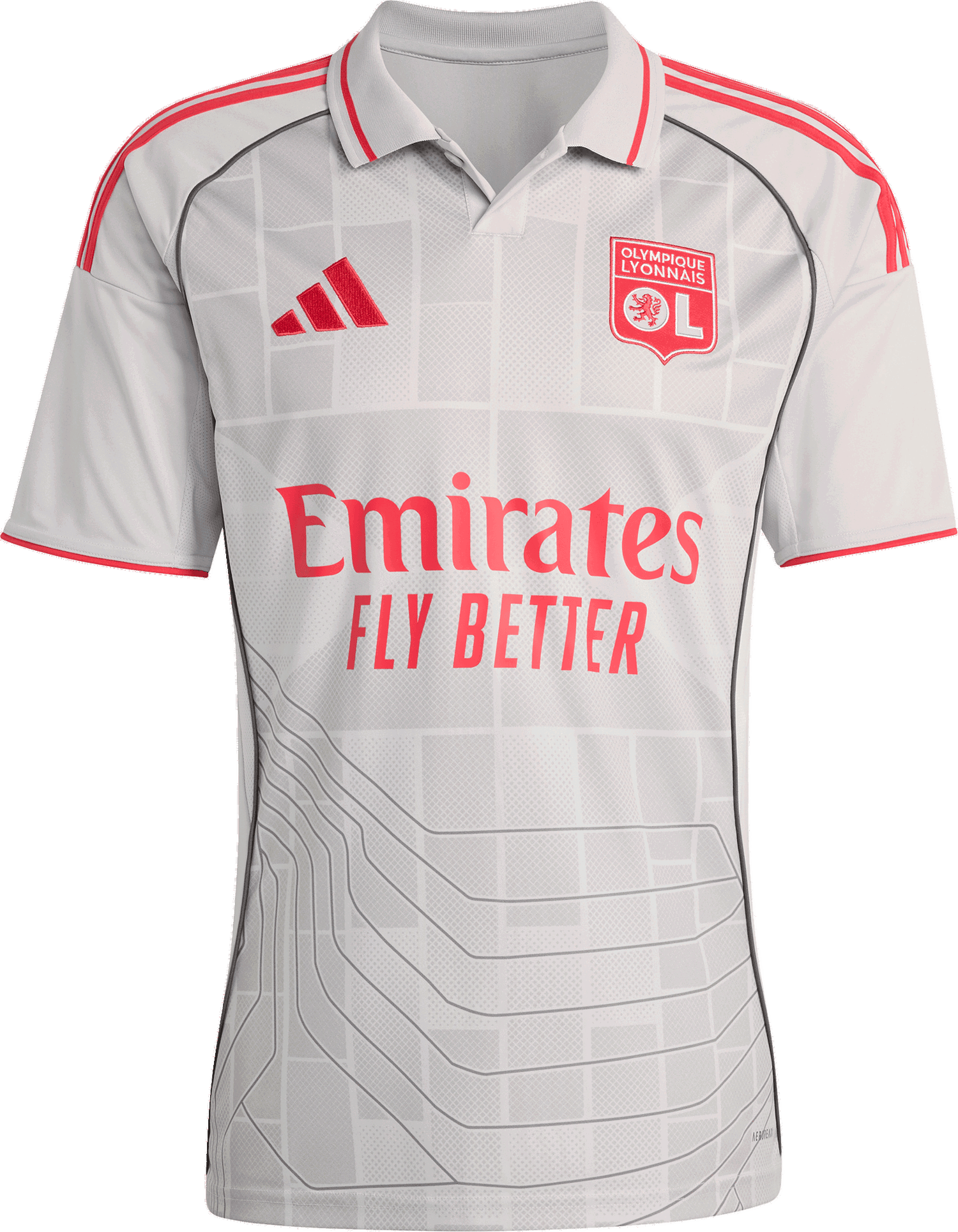 Jersey adidas Originals Olympique Lyon 3rd Jersey 2025/26 Hvid | jd1389, 0