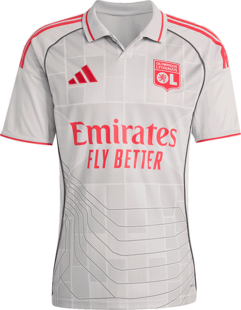 Jersey adidas Originals Olympique Lyon 3rd Jersey 2025/26 Hvid | jd1389