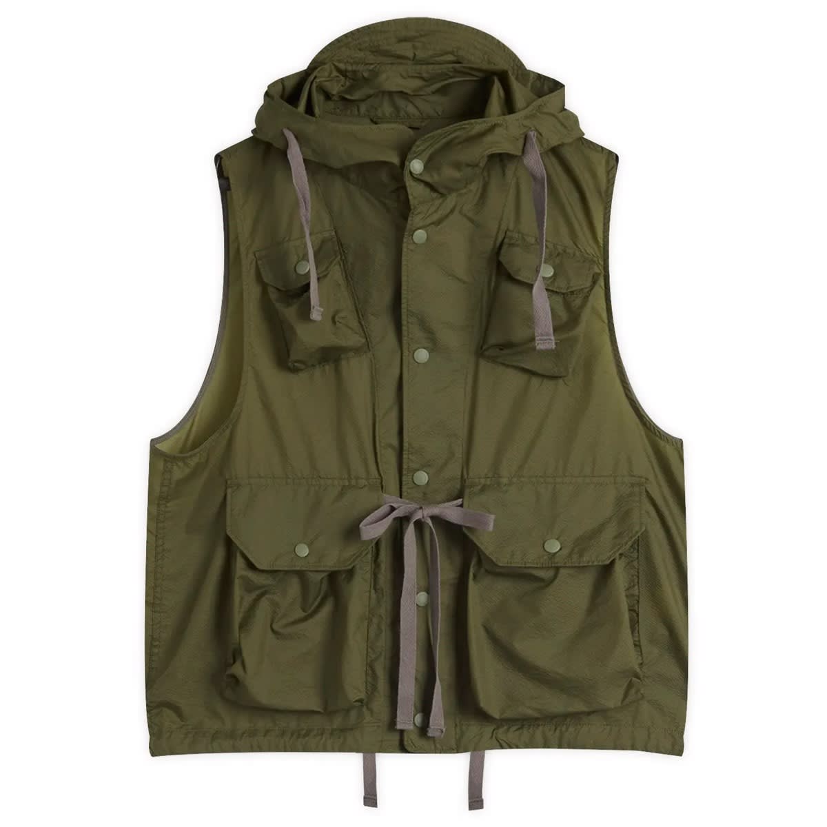 Vest Engineered Garments Engineered Garments Field Vest, Size Large Grøn | QT079-KD001, 0