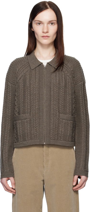 Sweater rag & bone rag & bone Kerry Cable-Knit Cardigan Brun | WAS24H023BV23, 0