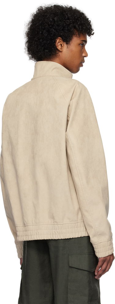 Bomberjakke Stone Island Stone Island Faux-Suede Bomber Jacket Beige | K1S15 4100027 S00F2, 2