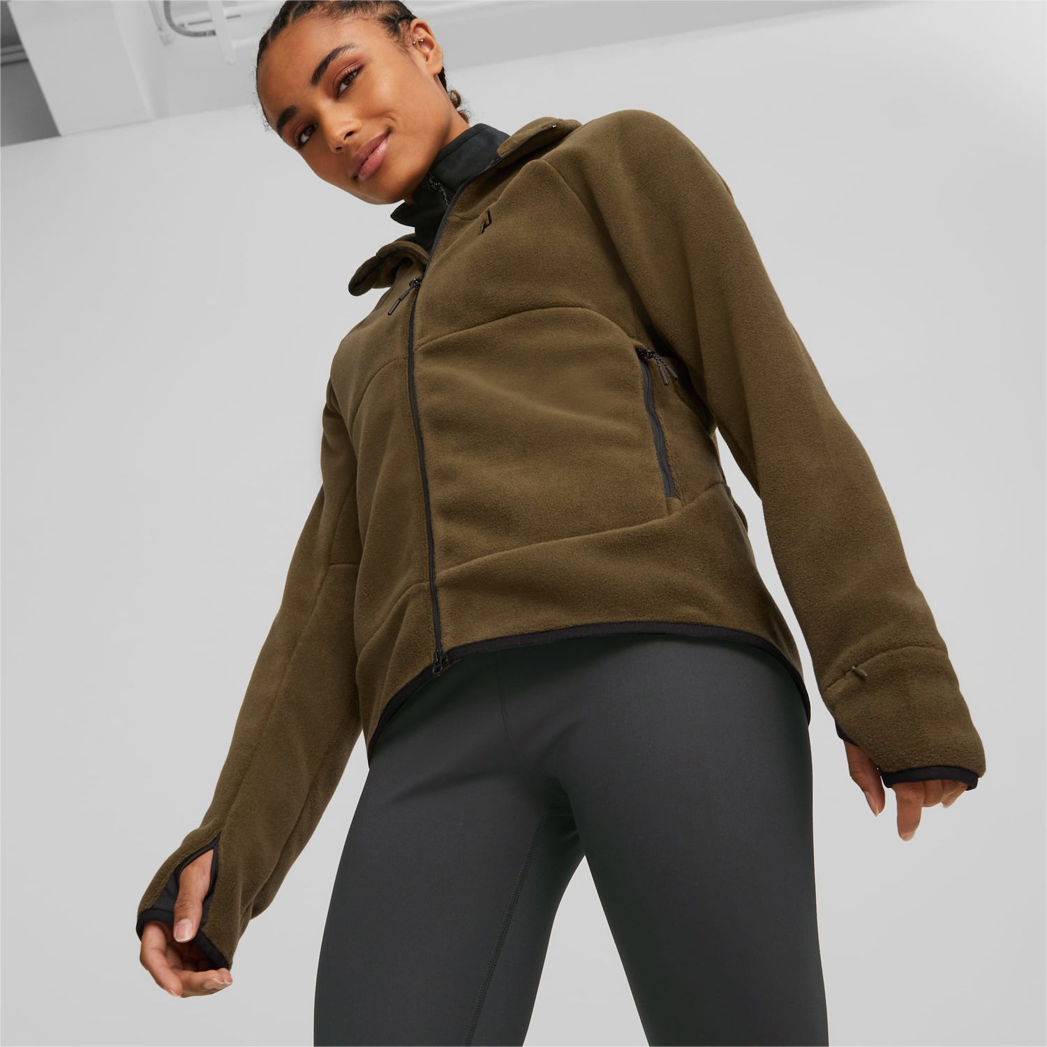 Jakke Puma SEASONS Full-Zip Running Fleece Jacket Brun | 522581_62, 1