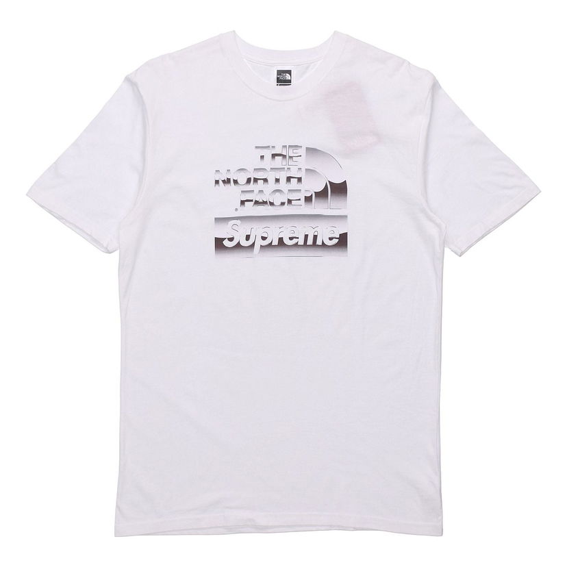 T-shirt Supreme Metallic Logo by Supreme x The North Face T-Shirt Hvid | SUP-SS18-675