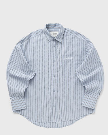 Skjorte Carhartt WIP Grimsby Long Sleeve Shirt Blå | I035134-30O.XX, 1