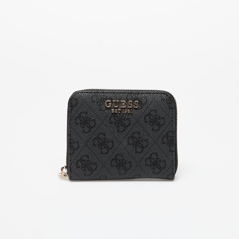 Tegnebog GUESS GUESS Laurel II Small Zip Around Wallet Sort | SWSG7459137-CLO