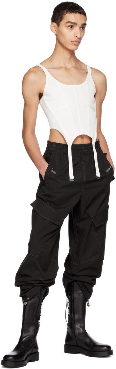 Cargo bukser Dion Lee Dion Lee Latch Cargo Pants Sort | C2101R23, 3