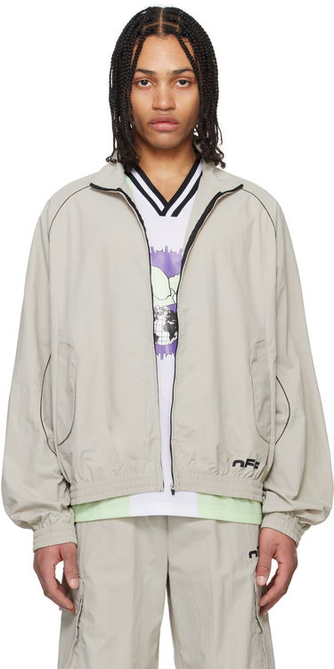 Vindjakke Off-White Off-White Split Track Jacket Beige | OMBD05AS25FAB0010500, 0