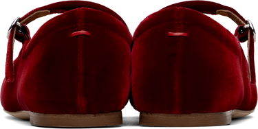 Tøj Aeyde Aeyde Uma Velvet Mary-Jane Ballerina Flats Rød | A11-FL-RAZS08FL-223-406-004, 1