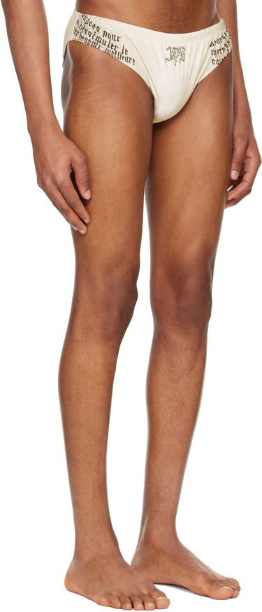 Trusser Jean Paul Gaultier Jean Paul Gaultier 'The Tattoo Wings' Swim Briefs Beige | 25/34-H-SV059-J586-030200, 1