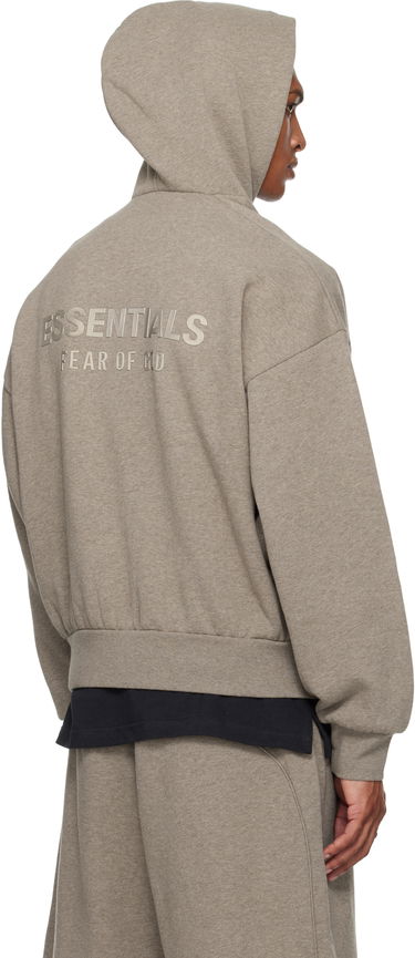 Sweatshirt Fear of God Fear of God ESSENTIALS Fleece Hoodie, Classic Fit Grå | 192SP252053F, 2