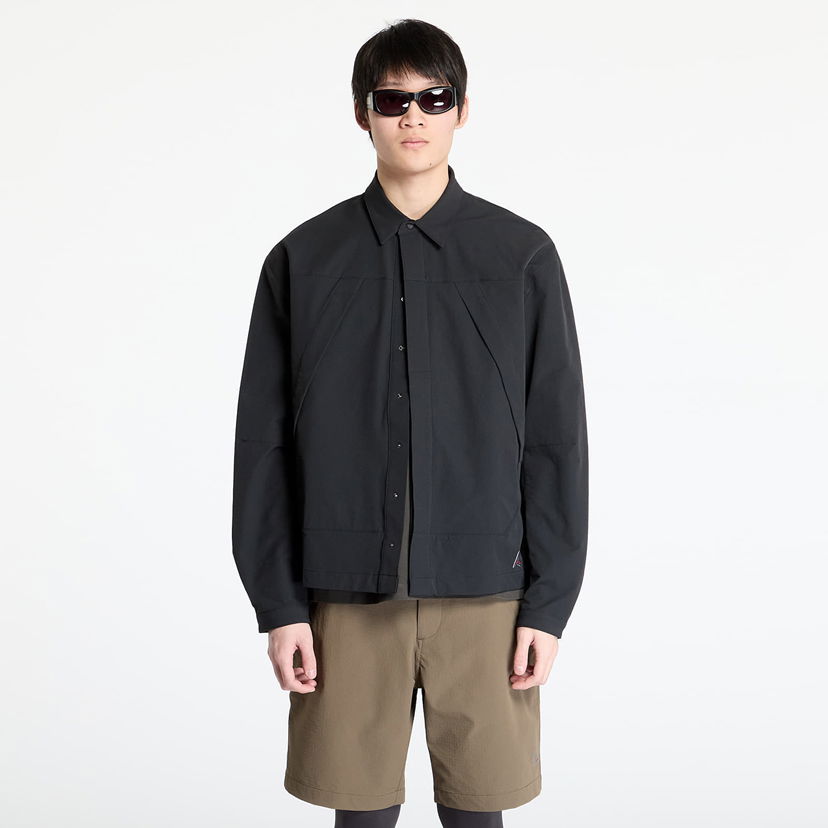 Skjorte ROA ROA Utility Overshirt Sort | RBMW0372FA264 BLK0001