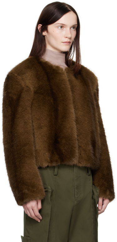 Jakke STAND STUDIO Faux-Fur Jacket Brun | 66411-9019, 1