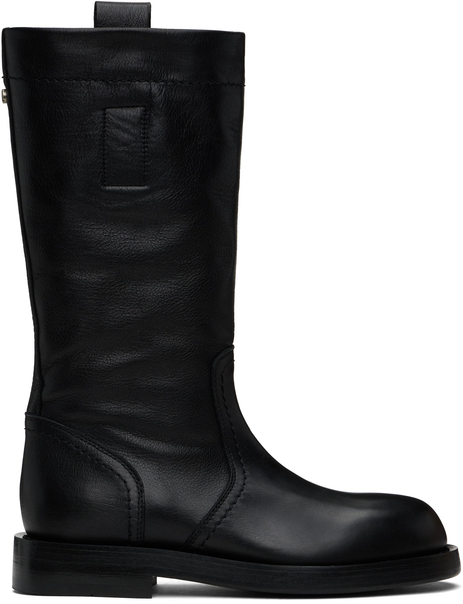 Tøj Ann Demeulemeester Ann Demeulemeester Bente Leather Boots Sort | 2510-W-C32-LT157-099, 0