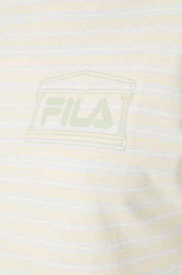 T-shirt FILA Fila x Aries Stripe Longsleeve T-Shirt Beige | 42PS24TT010128180818, 5