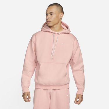 Sweatshirt Nike Solo Swoosh Fleece Hoodie Lyserød | CV0552-697, 1