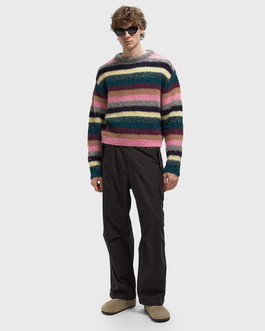 Sweater ERL Striped Alpaca Crewneck Knit Flerfarvet | ERL11N002-1, 2