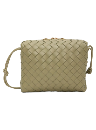 Skuldertaske Bottega Veneta Small Loop Camera Bag Beige | 723548 V1G11