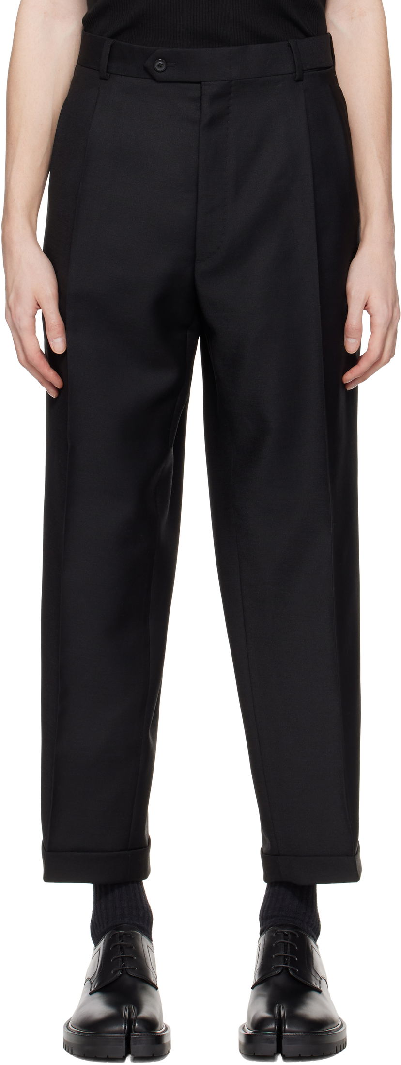 Bukser Maison Margiela Maison Margiela Mohair Trousers Sort | S50KA0672 M35259