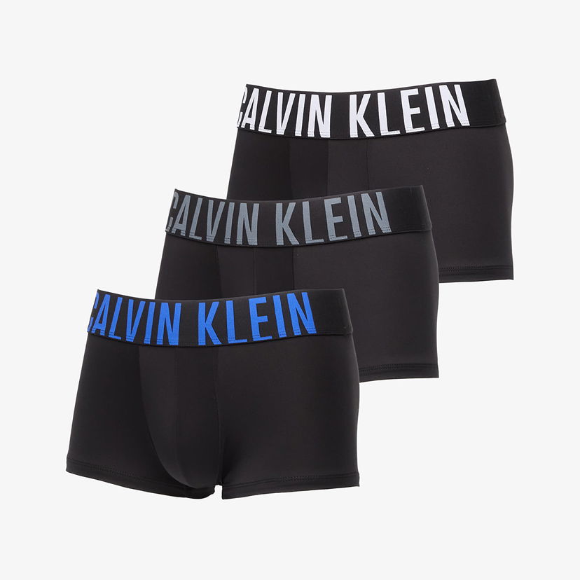 Boksere CALVIN KLEIN Calvin Klein Low Rise Trunks, 3-Pack Sort | 000NB3611A ZDH
