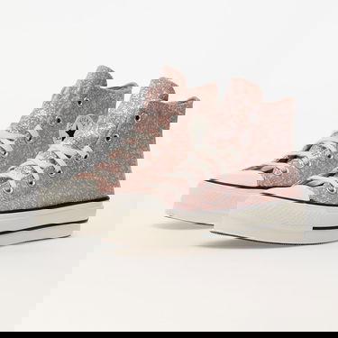 Sneakers og sko Converse Chuck Taylor All Star Lift Platform Glitter Lyserød | A09422C, 5